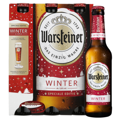 Warsteiner Winter Speciale Editie Flessen